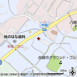 セブンイレブン赤磐中島店周辺の地図
