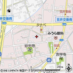 静岡県浜松市中央区恒武町313周辺の地図