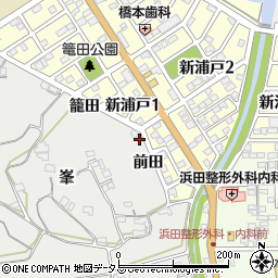 愛知県知多郡美浜町浦戸前田周辺の地図