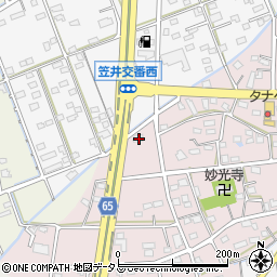 静岡県浜松市中央区恒武町36周辺の地図