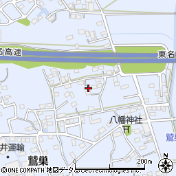 静岡県袋井市鷲巣825周辺の地図