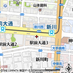 名古屋銀行豊橋支店周辺の地図