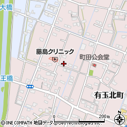 静岡県浜松市中央区有玉北町1938周辺の地図