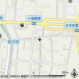 静岡県浜松市中央区豊西町552周辺の地図