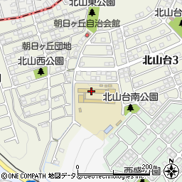 神戸市立北山小学校周辺の地図