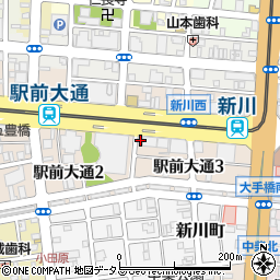 岡地証券豊橋支店周辺の地図
