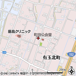 静岡県浜松市中央区有玉北町1929周辺の地図