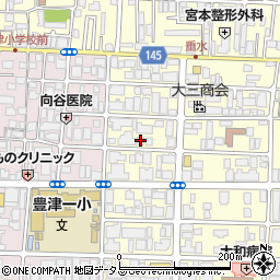 東洋羽毛関西販売大阪営業所周辺の地図