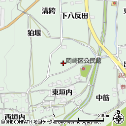京都府木津川市加茂町岡崎山後周辺の地図