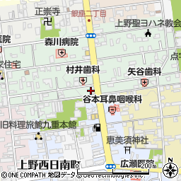 伊賀上野銀座商店街振興組合周辺の地図