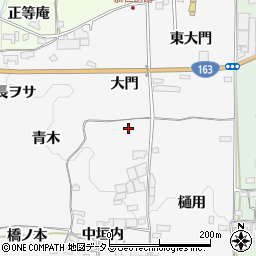 京都府木津川市加茂町河原大門周辺の地図