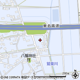 静岡県袋井市鷲巣762周辺の地図
