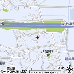 静岡県袋井市鷲巣826周辺の地図