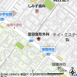 富田整形外科医院周辺の地図