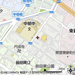 愛知県豊橋市舟原町周辺の地図