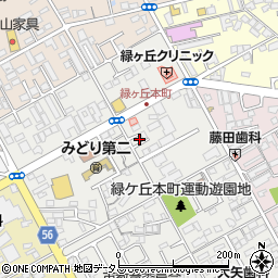 三重県伊賀市緑ケ丘本町1619周辺の地図
