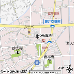 静岡県浜松市中央区恒武町301周辺の地図