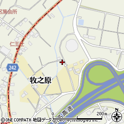 静岡県牧之原市東萩間2349-25周辺の地図