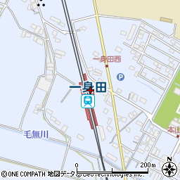 一身田駅周辺の地図