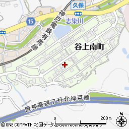 兵庫県神戸市北区谷上南町17-27周辺の地図