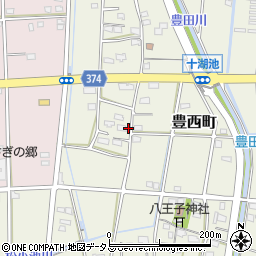 静岡県浜松市中央区豊西町1911周辺の地図