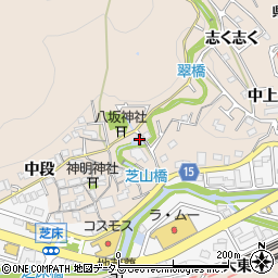 兵庫県神戸市北区山田町下谷上天神7周辺の地図