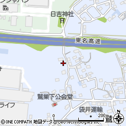 静岡県袋井市鷲巣511周辺の地図