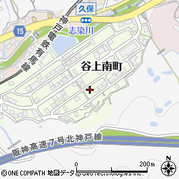 兵庫県神戸市北区谷上南町19-11周辺の地図