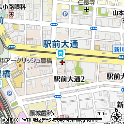ニコル駅前店周辺の地図