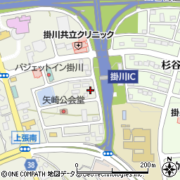 掛川タクシー周辺の地図