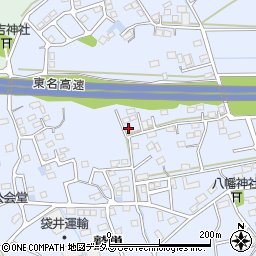 静岡県袋井市鷲巣580-5周辺の地図