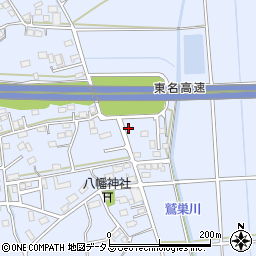 静岡県袋井市鷲巣763周辺の地図
