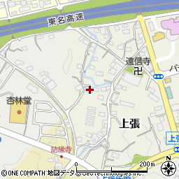 静岡県掛川市上張1048周辺の地図