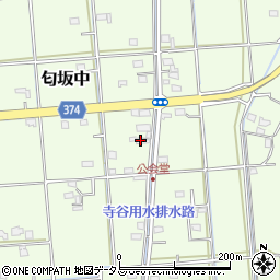 静岡県磐田市匂坂中876周辺の地図