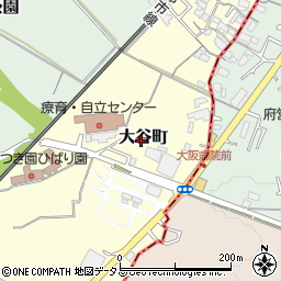 大阪府寝屋川市大谷町周辺の地図