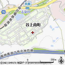 兵庫県神戸市北区谷上南町19-3周辺の地図