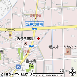 静岡県浜松市中央区恒武町782周辺の地図