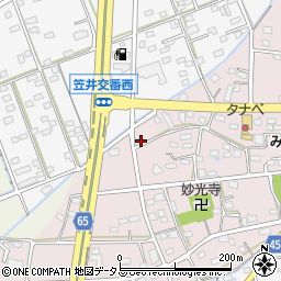 静岡県浜松市中央区恒武町40周辺の地図