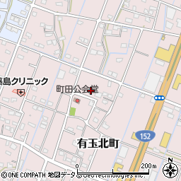 静岡県浜松市中央区有玉北町1902周辺の地図