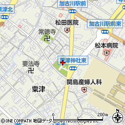 粟津天満神社周辺の地図