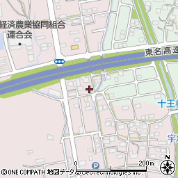 静岡県袋井市堀越1407周辺の地図
