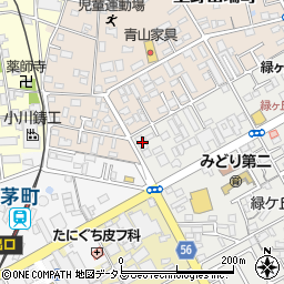 三重県伊賀市緑ケ丘本町1672周辺の地図