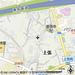 静岡県掛川市上張1045周辺の地図