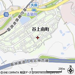 兵庫県神戸市北区谷上南町19-12周辺の地図