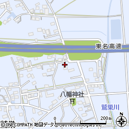 静岡県袋井市鷲巣820-1周辺の地図