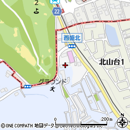 兵庫県神戸市西区押部谷町西盛566-167周辺の地図