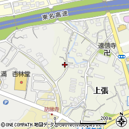 静岡県掛川市上張1050周辺の地図