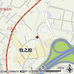 静岡県牧之原市東萩間2349-13周辺の地図