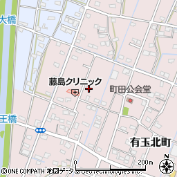 静岡県浜松市中央区有玉北町1932周辺の地図