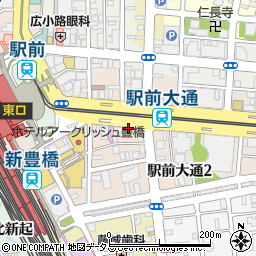 飛騨牛焼肉 にくなべ屋 朧月 おぼろづき 豊橋駅前大通り店周辺の地図